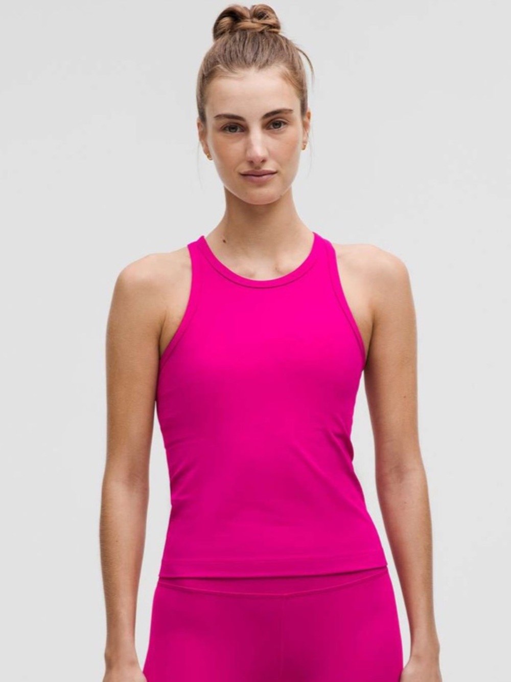 Lululemon Align Waist-Length Racerback Tank Top Ripened Raspberry size 10 - Picture 1 of 5